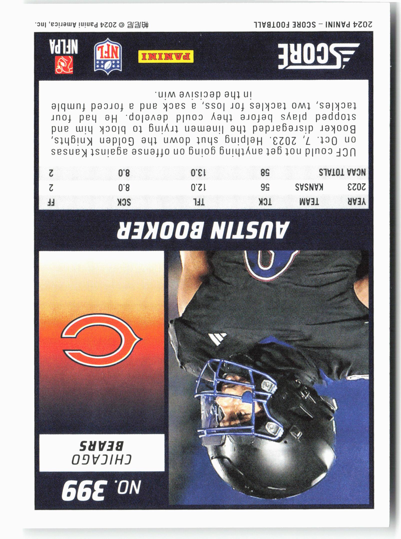 2024 Score #399 Austin Booker