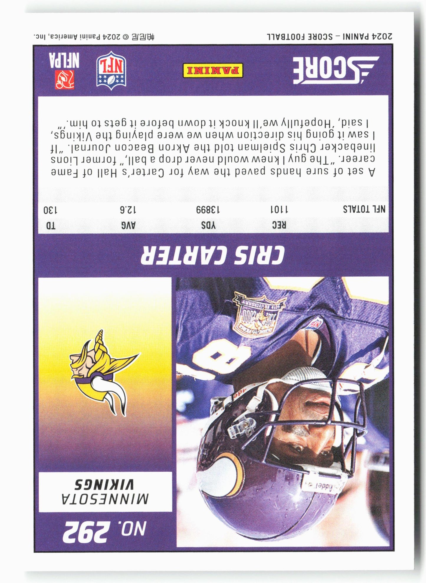 2024 Score #292 Cris Carter