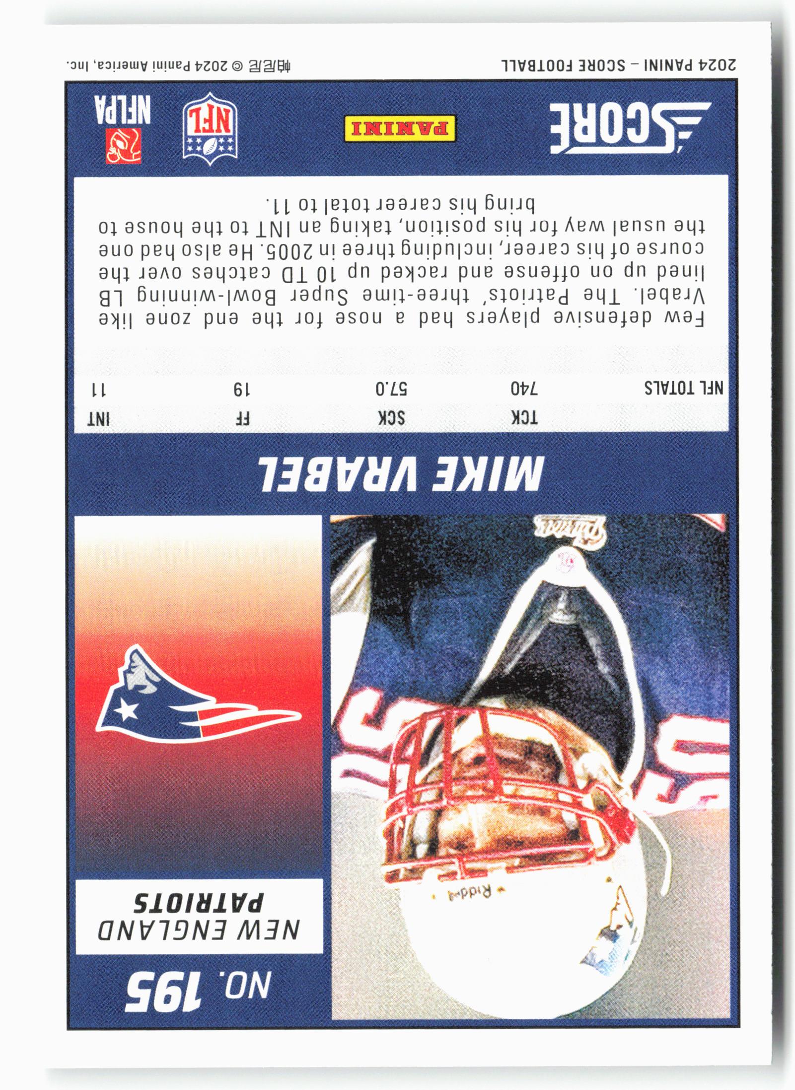 2024 Score #195 Mike Vrabel