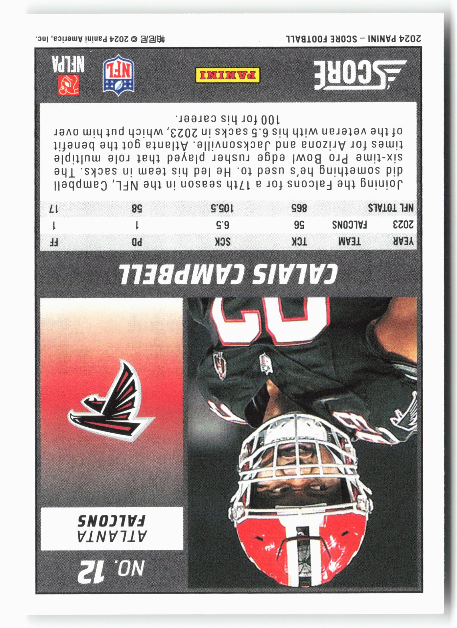 2024 Score #12 Calais Campbell