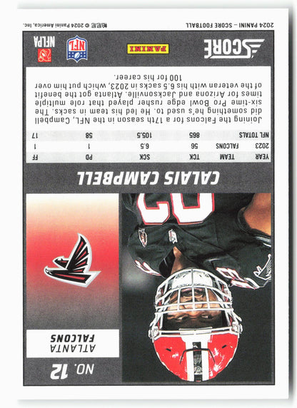 2024 Score #12 Calais Campbell