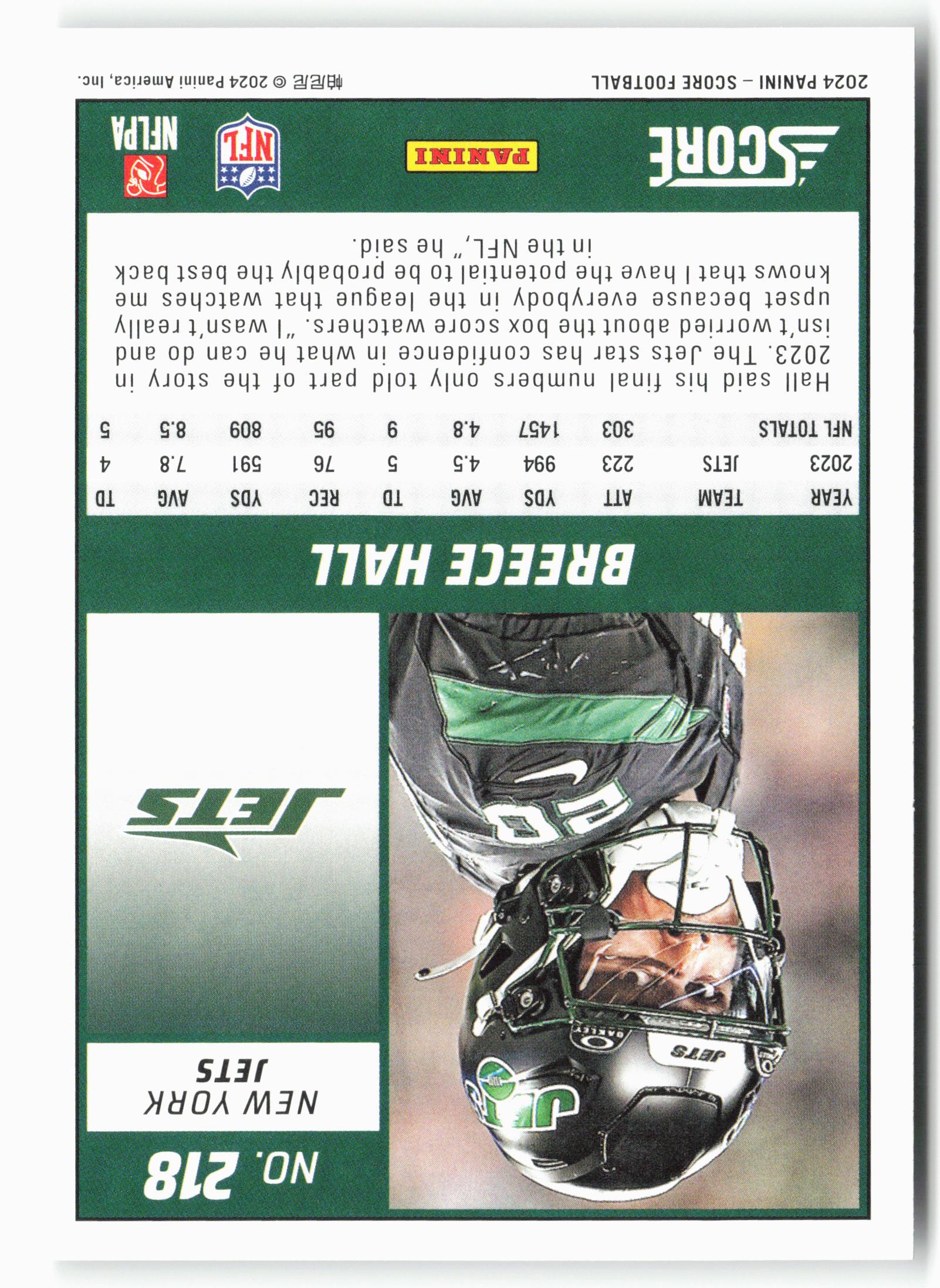 2024 Score #218 Breece Hall