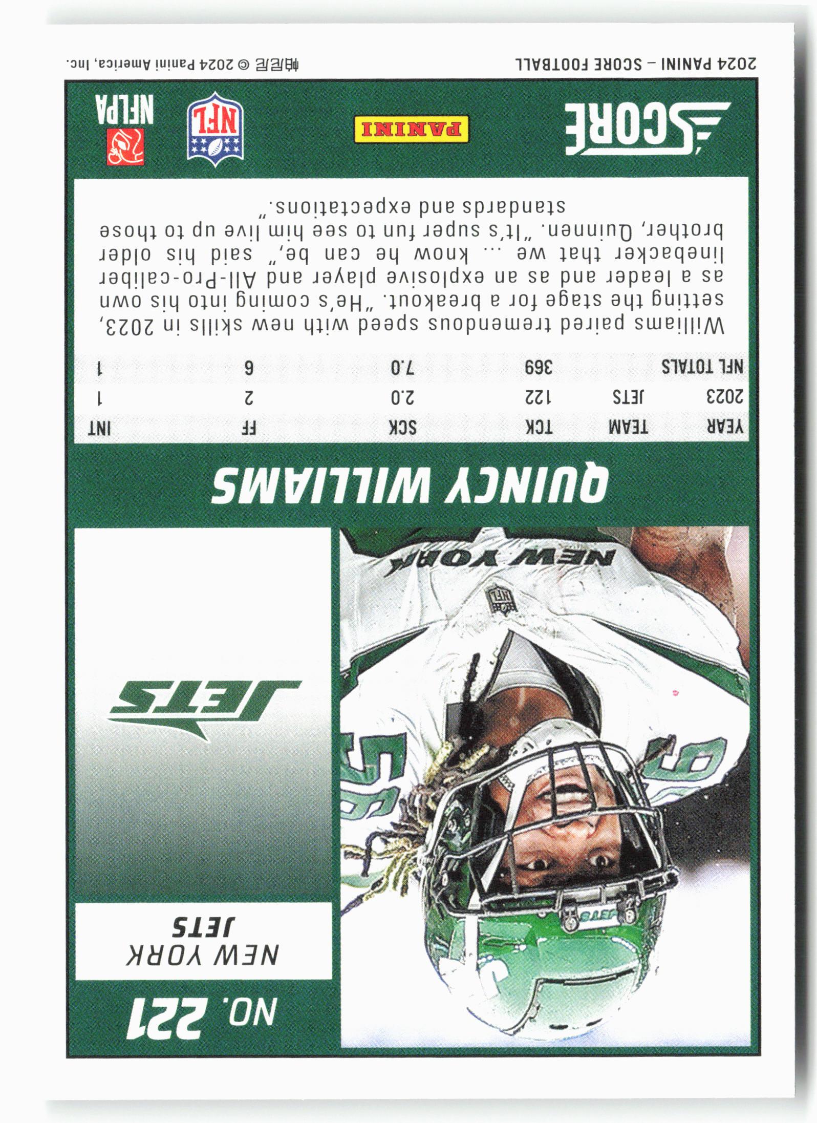 2024 Score #221 Quincy Williams