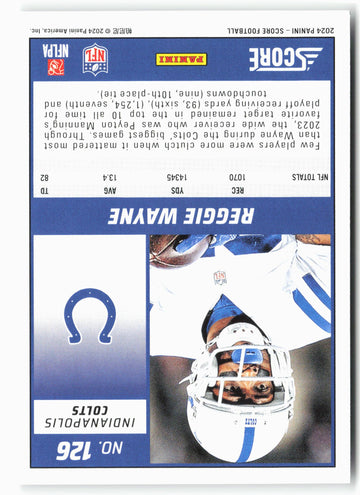 
2024 Score #126 Reggie Wayne