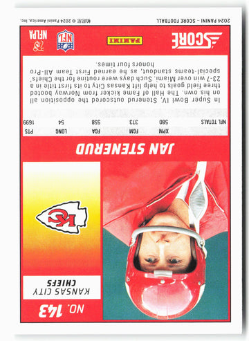 
2024 Score #143 Jan Stenerud