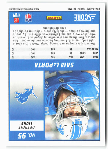 
2024 Score #95 Sam LaPorta