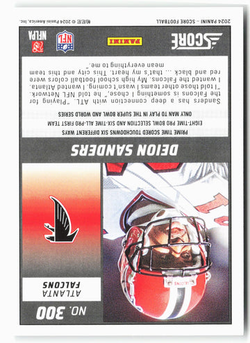 
2024 Score #300 Deion Sanders