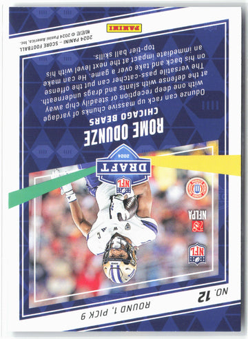 
2024 Score #12 Rome Odunze NFL Draft