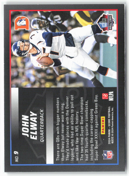 2024 Score #9 John Elway Men of Canton