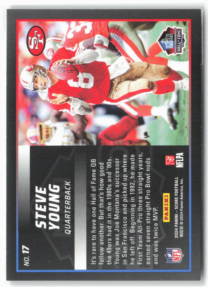 2024 Score #17 Steve Young Men of Canton