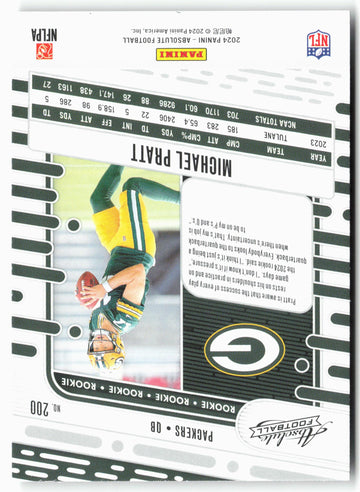 
2024 Panini Absolute #200 Michael Pratt Retail