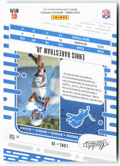 2024 Panini Absolute #158 Ennis Rakestraw Jr.