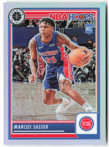 2023-24 Panini Premium Stock #45 Marcus Sasser Silver Prizm