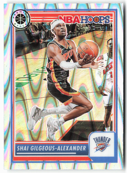 2023-24 Panini Premium Stock #147 Shai Gilgeous-Alexander Seismic Prizm