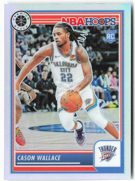 2023-24 Panini Premium Stock #76 Cason Wallace Silver Prizm