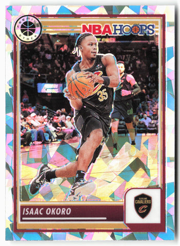 2023-24 Panini Premium Stock #276 Isaac Okoro Ice Prizm