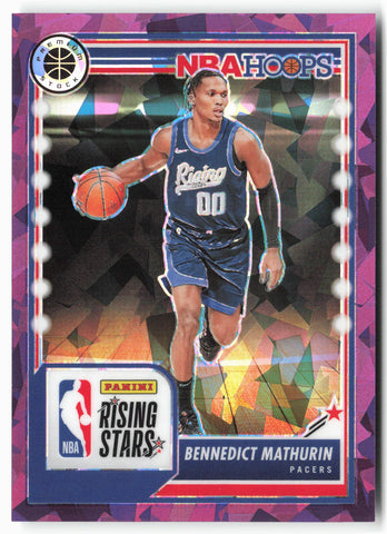 2023-24 Panini Premium Stock #286 Bennedict Mathurin Purple Ice Prizm #/149