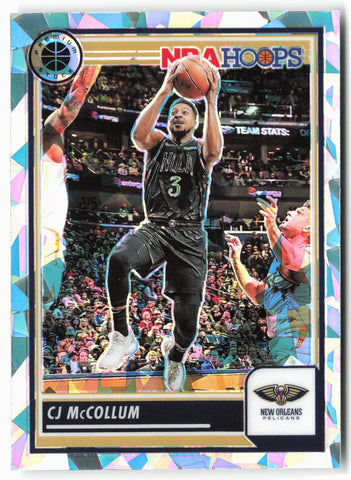 2023-24 Panini Premium Stock #172 CJ McCollum Ice Prizm