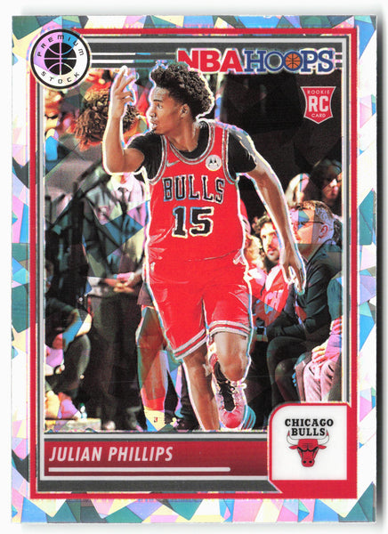 2023-24 Panini Premium Stock #61 Julian Phillips Ice Prizm