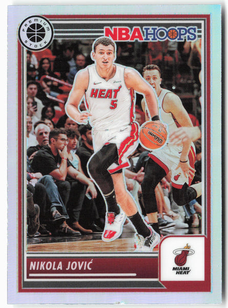 2023-24 Panini Premium Stock #267 Nikola Jovic Silver Prizm