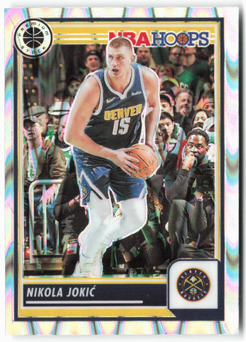 2023-24 Panini Premium Stock #1 Nikola Jokic Seismic Prizm