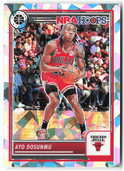 2023-24 Panini Premium Stock #205 Ayo Dosunmu Ice Prizm