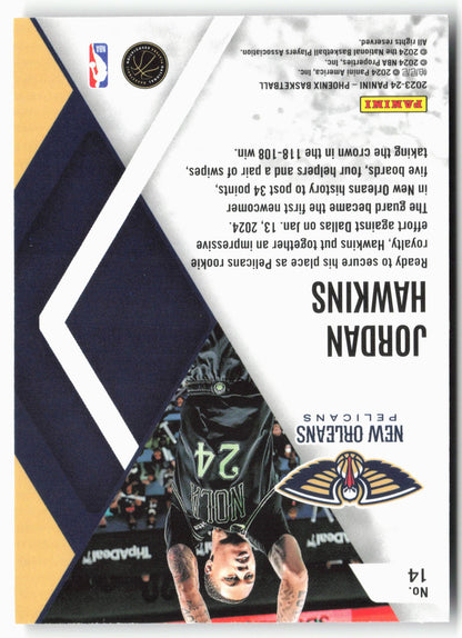 2023-24 Panini Phoenix #14 Jordan Hawkins Instant Phenom Silver