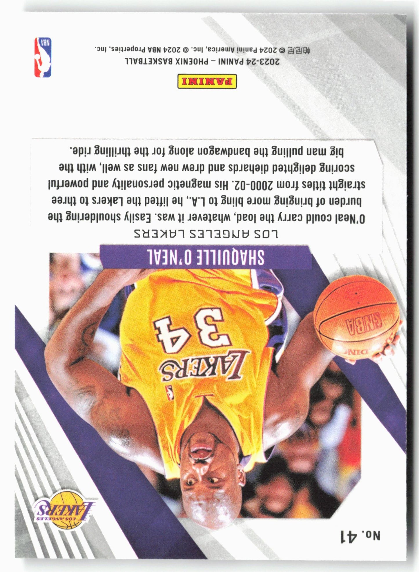 2023-24 Panini Phoenix #41 Shaquille O'Neal