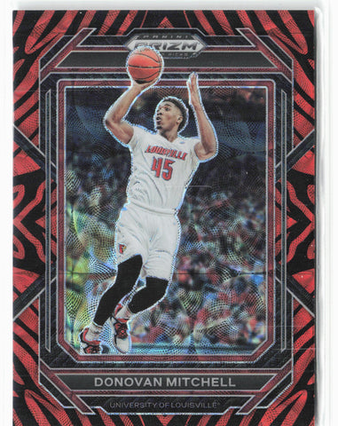 2023 Panini Prizm Draft Picks #66 Donovan Mitchell Choice Tiger Stripe