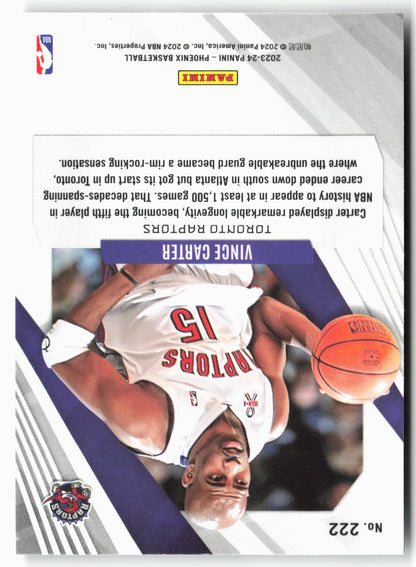 2023-24 Panini Phoenix #222 Vince Carter