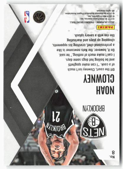 2023-24 Panini Phoenix #8 Noah Clowney Instant Phenom