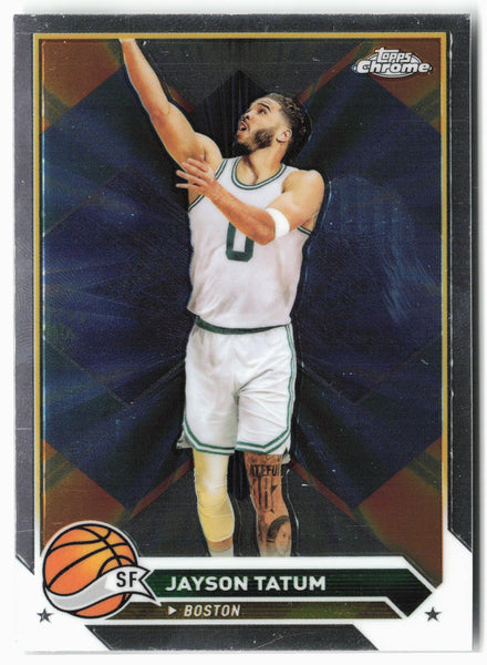 2023-24 Topps Chrome #164 Jayson Tatum