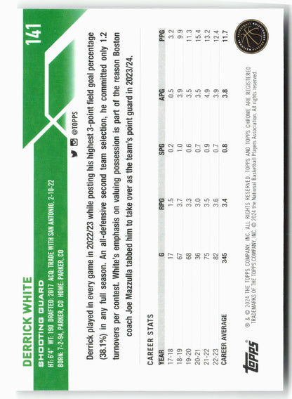 2023-24 Topps Chrome #141 Derrick White