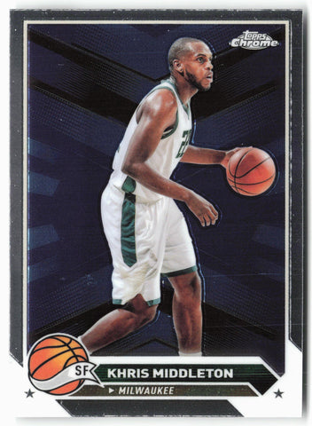 2023-24 Topps Chrome #67 Khris Middleton