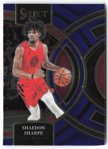 2023-24 Panini Select #186 Shaedon Sharpe Blue (Retail Base)