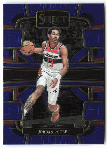 2023-24 Panini Select #18 Jordan Poole Blue (Retail Base)