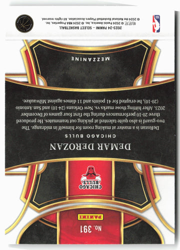 
2023-24 Panini Select #391 DeMar DeRozan