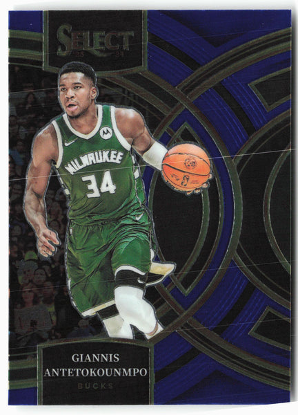 2023-24 Panini Select #141 Giannis Antetokounmpo Blue (Retail Base)