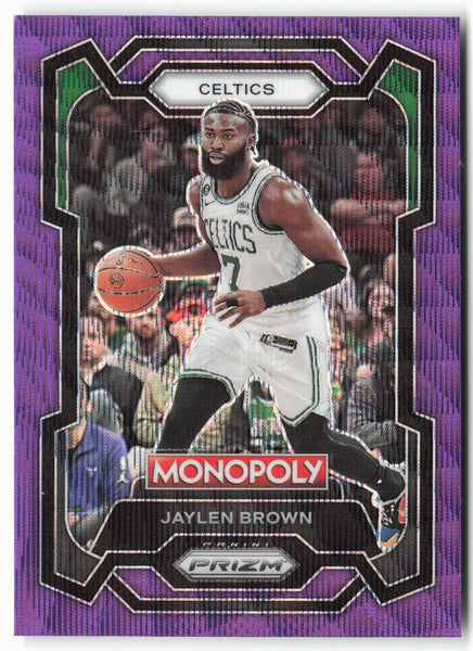 2023-24 Panini Prizm Monopoly #8 Jaylen Brown Purple