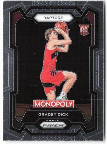 2023-24 Panini Prizm Monopoly #84 Gradey Dick