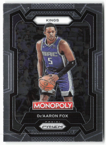 2023-24 Panini Prizm Monopoly #76 De’Aaron Fox