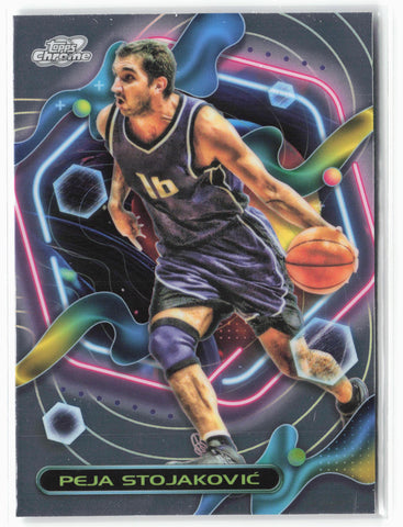 2023-24 Topps Chrome Cosmic #108 Peja Stojaković