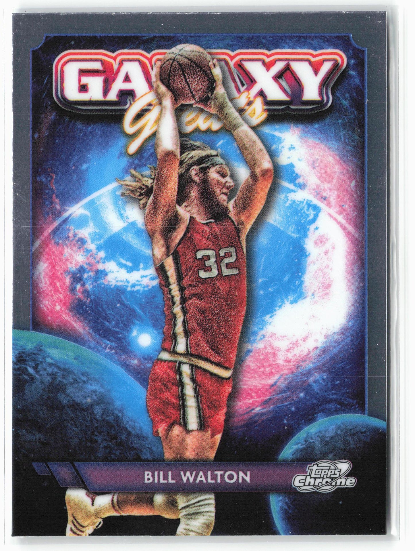 2023-24 Topps Chrome Cosmic #GG-16 Bill Walton Galaxy Greats
