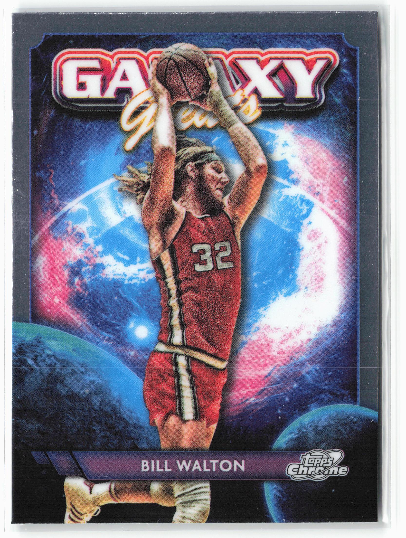 2023-24 Topps Chrome Cosmic #GG-16 Bill Walton Galaxy Greats