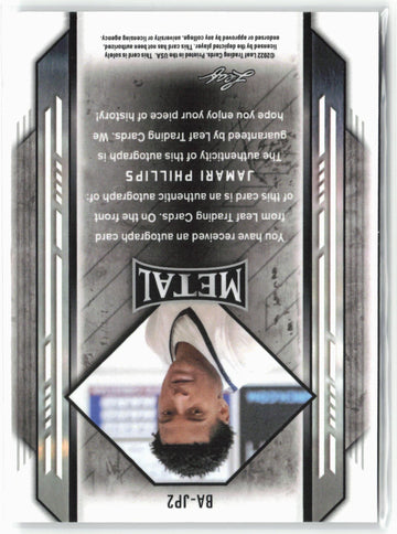 
2021-22 Leaf Metal #BA-JP2 Jamari Phillips