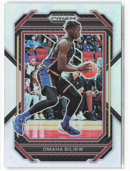 2023 Panini Prizm Draft Picks #23 Omaha Biliew Silver