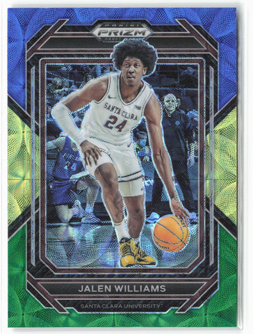 2023 Panini Prizm Draft Picks #88 Jalen Williams Choice Blue/Yellow/Green