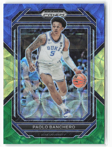 2023 Panini Prizm Draft Picks #74 Paolo Banchero Choice Blue/Yellow/Green