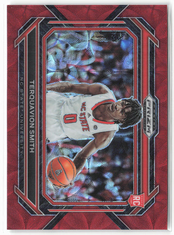 
2023 Panini Prizm Draft Picks #10 Terquavion Smith Choice Red #/88