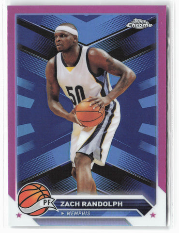 2023-24 Topps Chrome #118 Zach Randolph Pink Refractors